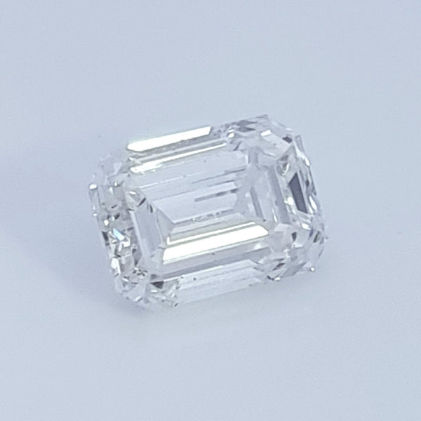 Diamante de Laboratorio Cultivado Corte Esmeralda 0.81qt - E - SI1 - Certificado IGI