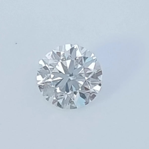 Diamante Natural Corte Redondo 0.60qt - H - SI2 - Certificado GIA