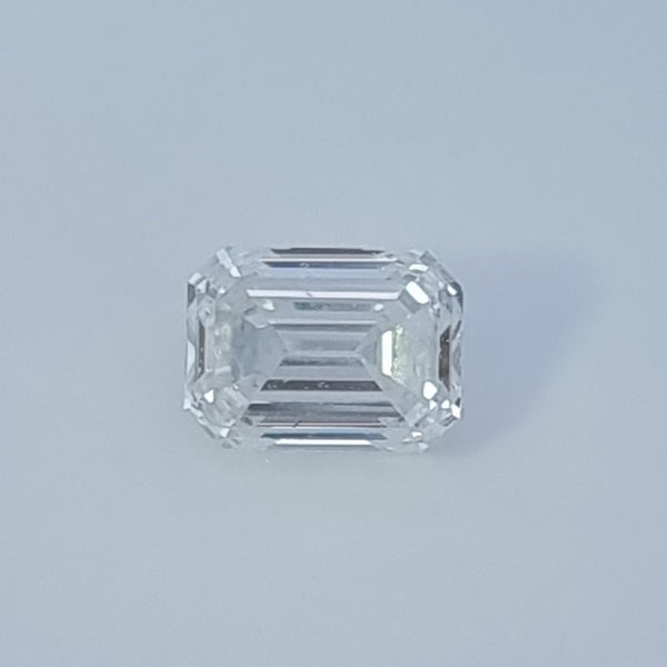 Diamante de Laboratorio Cultivado Corte Esmeralda Ct 0.50 - F -SI1 - Certificado IGI