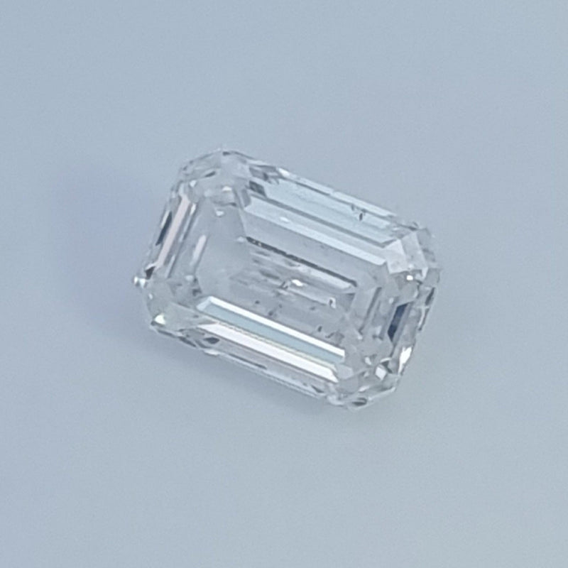 Diamante de Laboratorio Cultivado Corte Esmeralda 0.55qt - G - SI2 - Certificado IGI