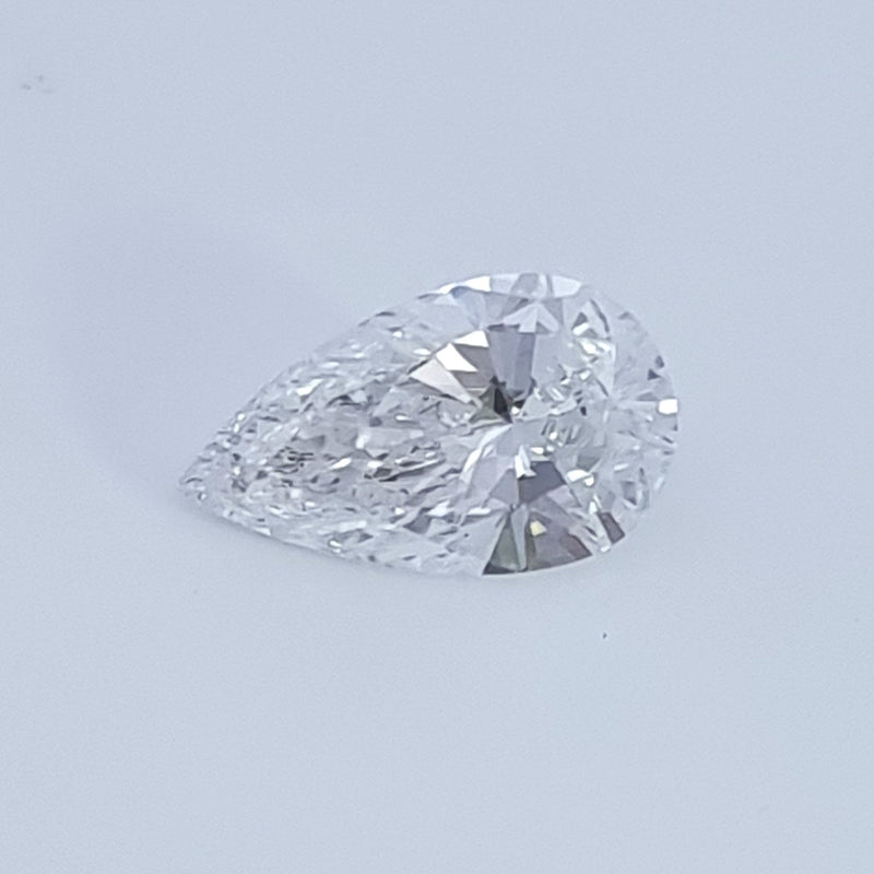 Diamante de Laboratorio Cultivado Corte Pera 0.60qt - E -VS1 - Certificado IGI