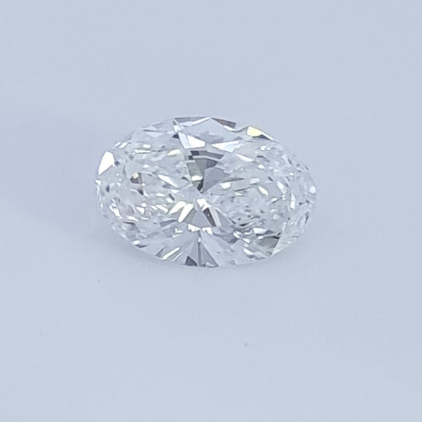 Diamante de Laboratorio Cultivado Corte Ovalado 0.60qt - D - VS1 - Certificado IGI