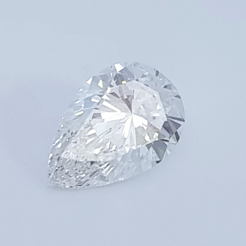Diamante de Laboratorio Cultivado Corte Pera 0.80qt - E -VVS2 - Certificado IGI