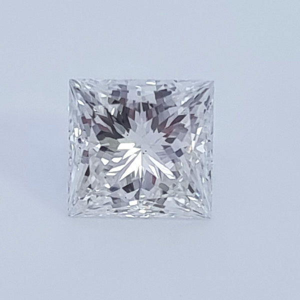 Diamante de Laboratorio Cultivado Corte Princesa 1.00qt - F  - VVS2 - Certificado IGI