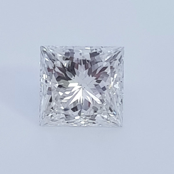 Diamante de Laboratorio Cultivado Corte Princesa 1.01qt - F  - VS1 - Certificado IGI