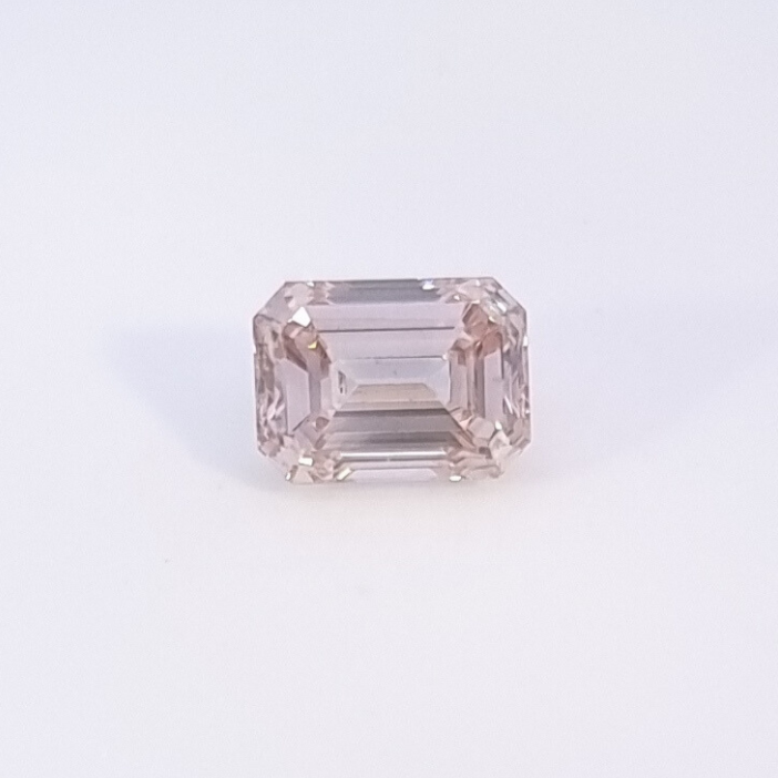 Diamante de Laboratorio Cultivado Corte Esmeralda 1.24qt - Fancy Light Pink - VS2  - Certificado IGI