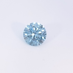 Diamante de Laboratorio Cultivado Corte Redondo 1.40ct - FANCY VIVID BLUE - VS1- Certificado IGI