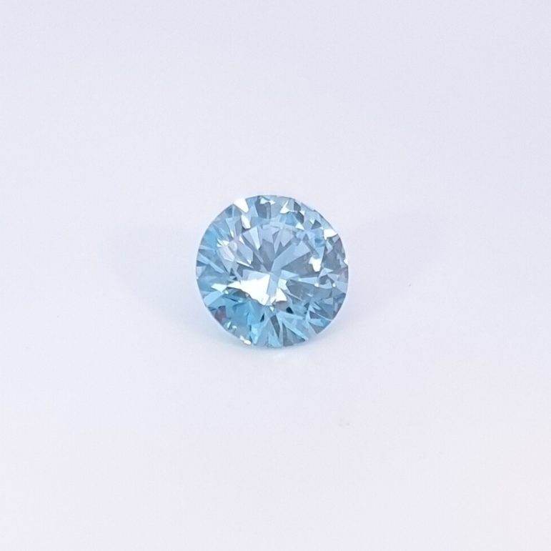 Diamante de Laboratorio Cultivado Corte Redondo 1.40ct - FANCY VIVID BLUE - VS1- Certificado IGI