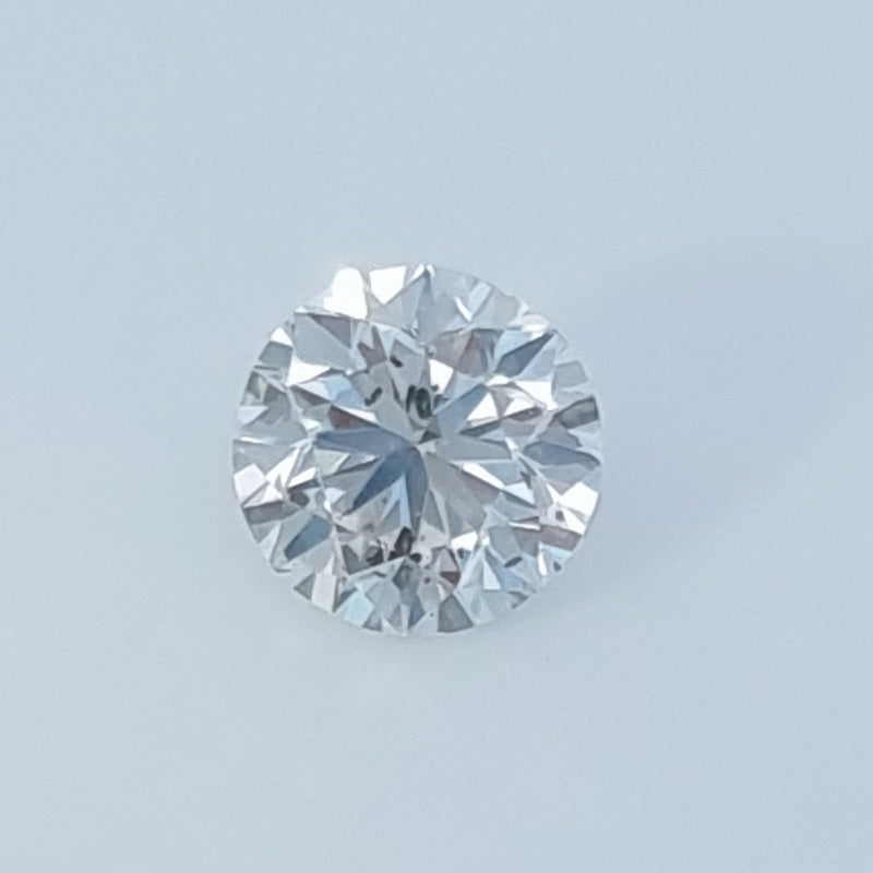 Diamante Natural Corte Redondo Ct 0.54 - F - SI2 - VG - Certificado GIA