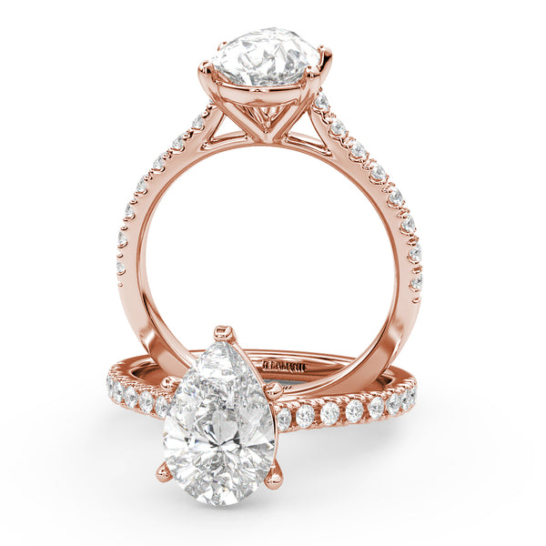 Montura Para Anillo de Compromiso Pavé 