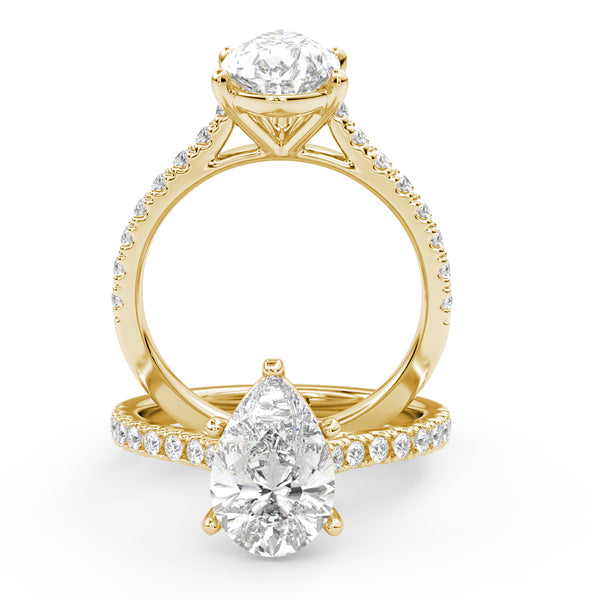 Montura Para Anillo de Compromiso Pavé 
