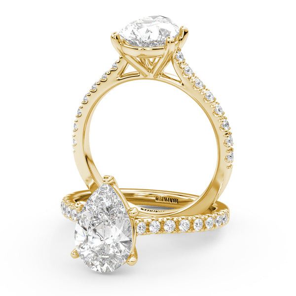 Montura Para Anillo de Compromiso Pavé 