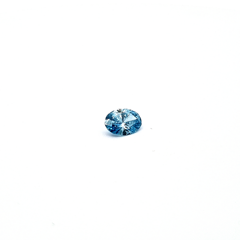 Diamante de Laboratorio Cultivado Corte Ovalado 1.50qt - Fancy Vivid Blue- VS2- Certificado IGI