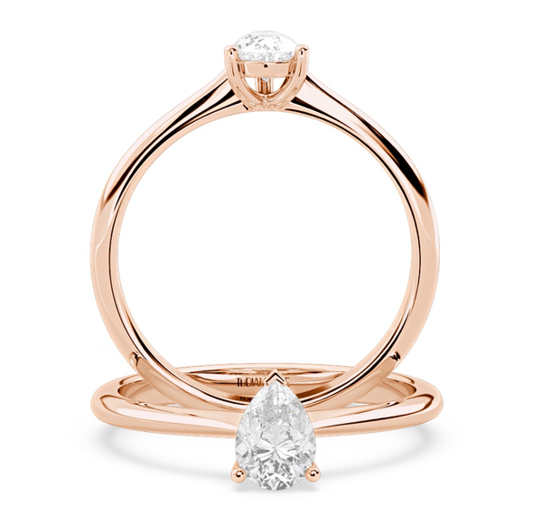 Montura Para Anillo de Compromiso Solitario Estilo 