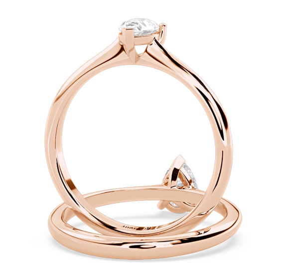 Montura Para Anillo de Compromiso Solitario Estilo 