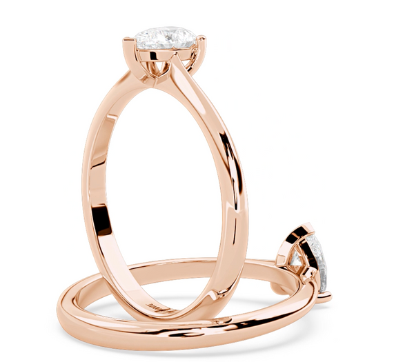 Montura Para Anillo de Compromiso Solitario Estilo 
