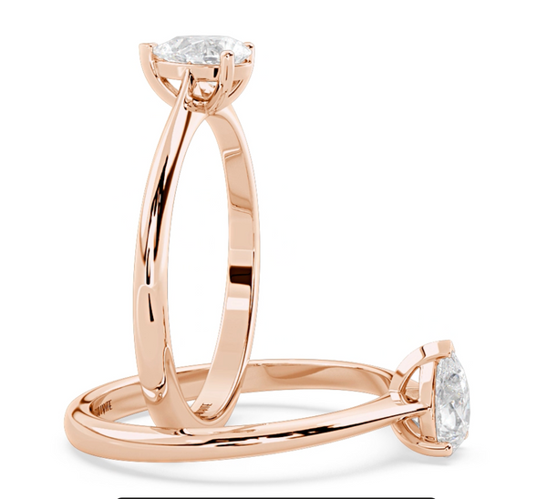 Montura Para Anillo de Compromiso Solitario Estilo 