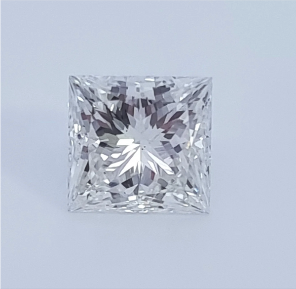 Diamante de Laboratorio Cultivado Corte Princesa Ct 0.60 - D - VS1 - EX - Certificado IGI