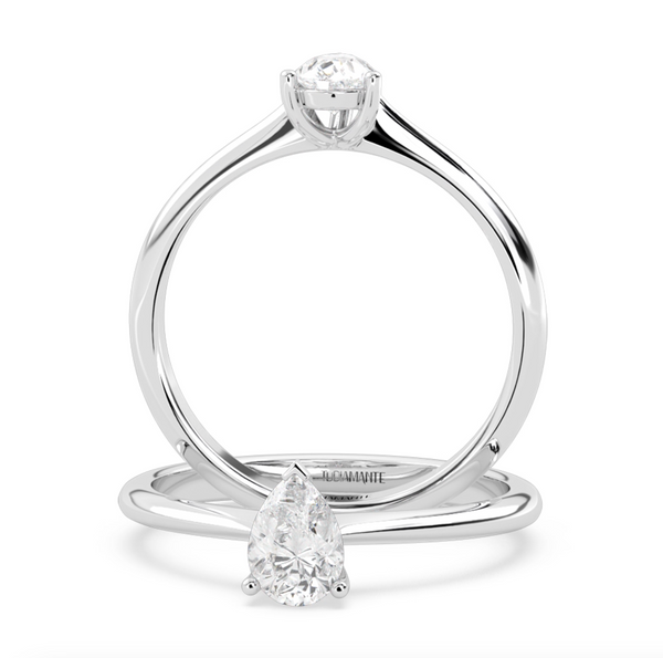 Montura Para Anillo de Compromiso Solitario Estilo 