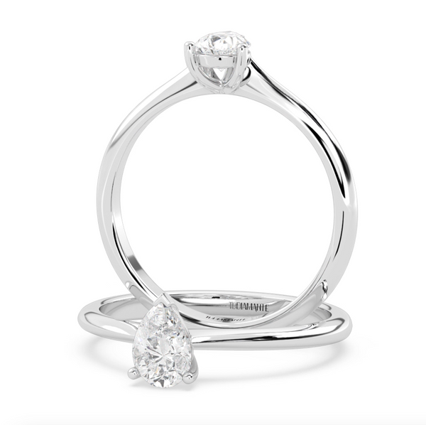 Montura Para Anillo de Compromiso Solitario Estilo 
