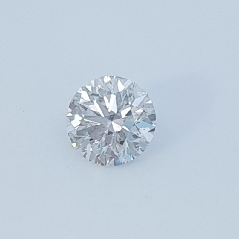 Diamante Natural Corte Redondo 0.30qt - F - I1 - Certificado GIA