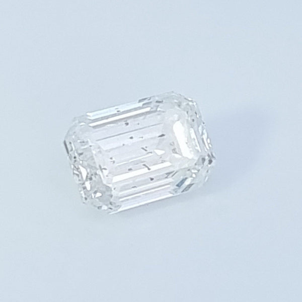 Diamante de Laboratorio Cultivado Corte Esmeralda 0.52qt - F - SI2 - Certificado IGI