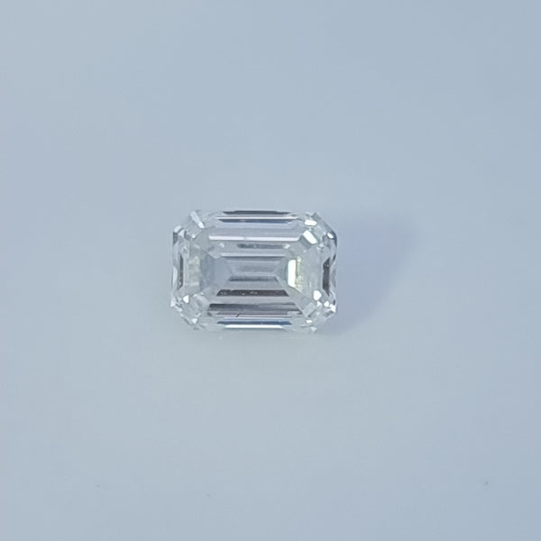 Diamante de Laboratorio Cultivado Corte Esmeralda 0.30qt - F - VVS2 - Certificado por Gemólogo