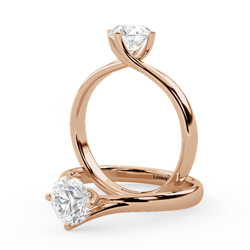 14 K oro lucido tubo quadrato nodo d' amore orecchini, 10 mm 14 K oro lucido tubo quadrato nodo d' amore orecchini, 10 mm