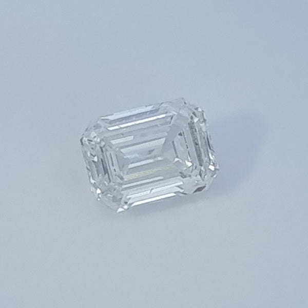 Diamante de Laboratorio Cultivado Corte Esmeralda Ct 0.50 - F -SI1 - Certificado IGI