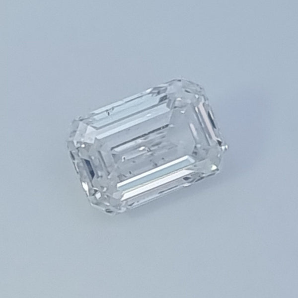 Diamante de Laboratorio Cultivado Corte Esmeralda 0.52qt - E - SI1 - Certificado IGI