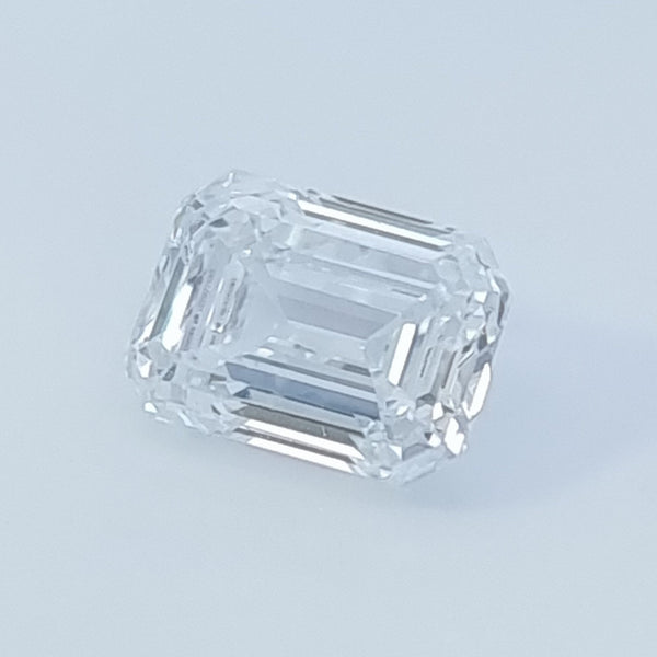 Diamante de Laboratorio Cultivado Corte Esmeralda 1.23qt - E - VS2  - Certificado IGI