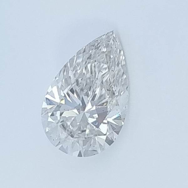 Diamante de Laboratorio Cultivado Corte Pera 1.26qt - G - SI1 - Certificado IGI