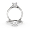 Montura Para Anillo de Compromiso Solitario "Cartier Princess" en Platino