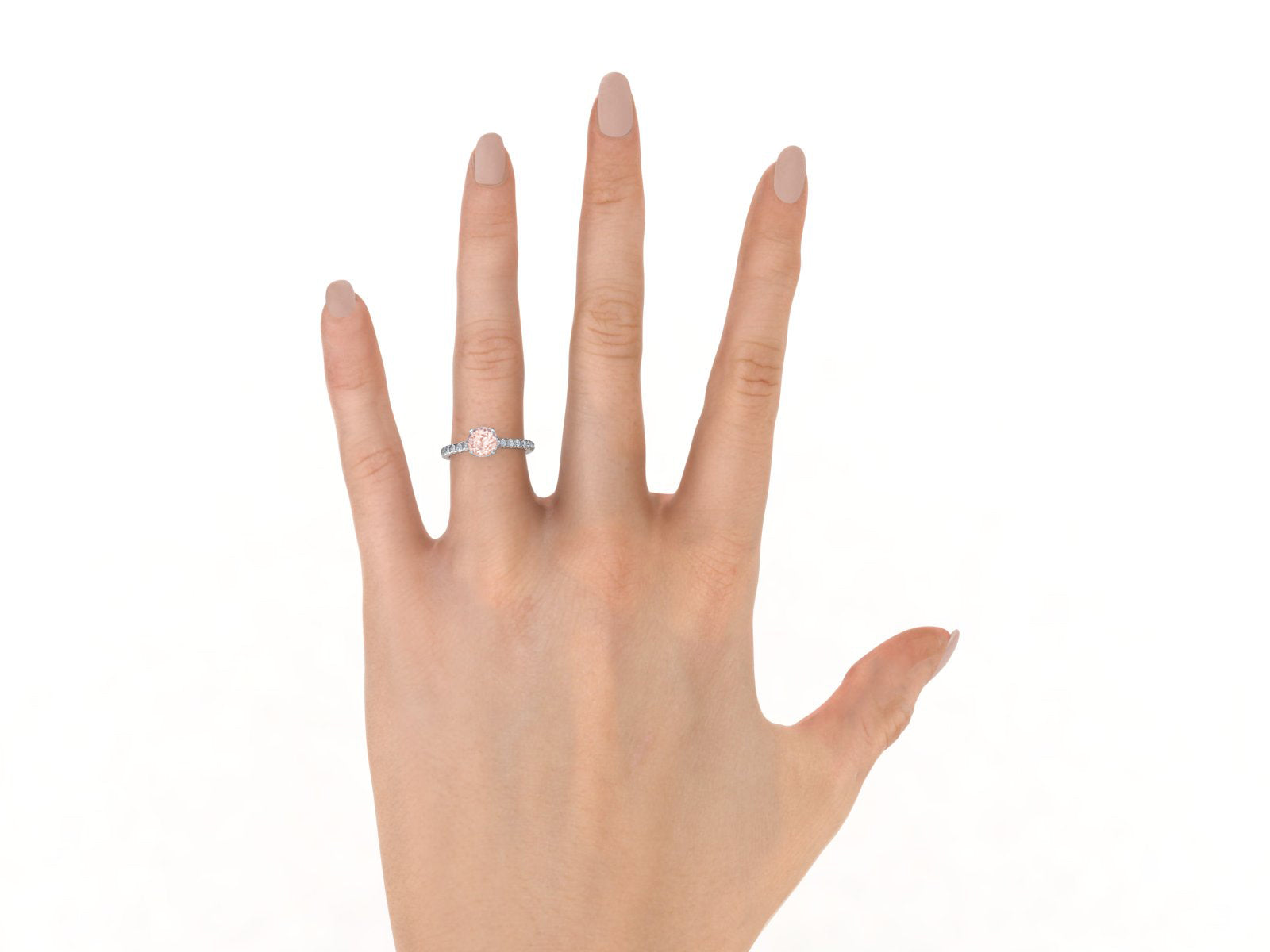 Anillo de Compromiso Pavé 