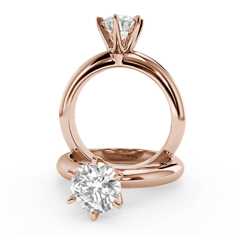 Montura Para Anillo de Compromiso Solitario