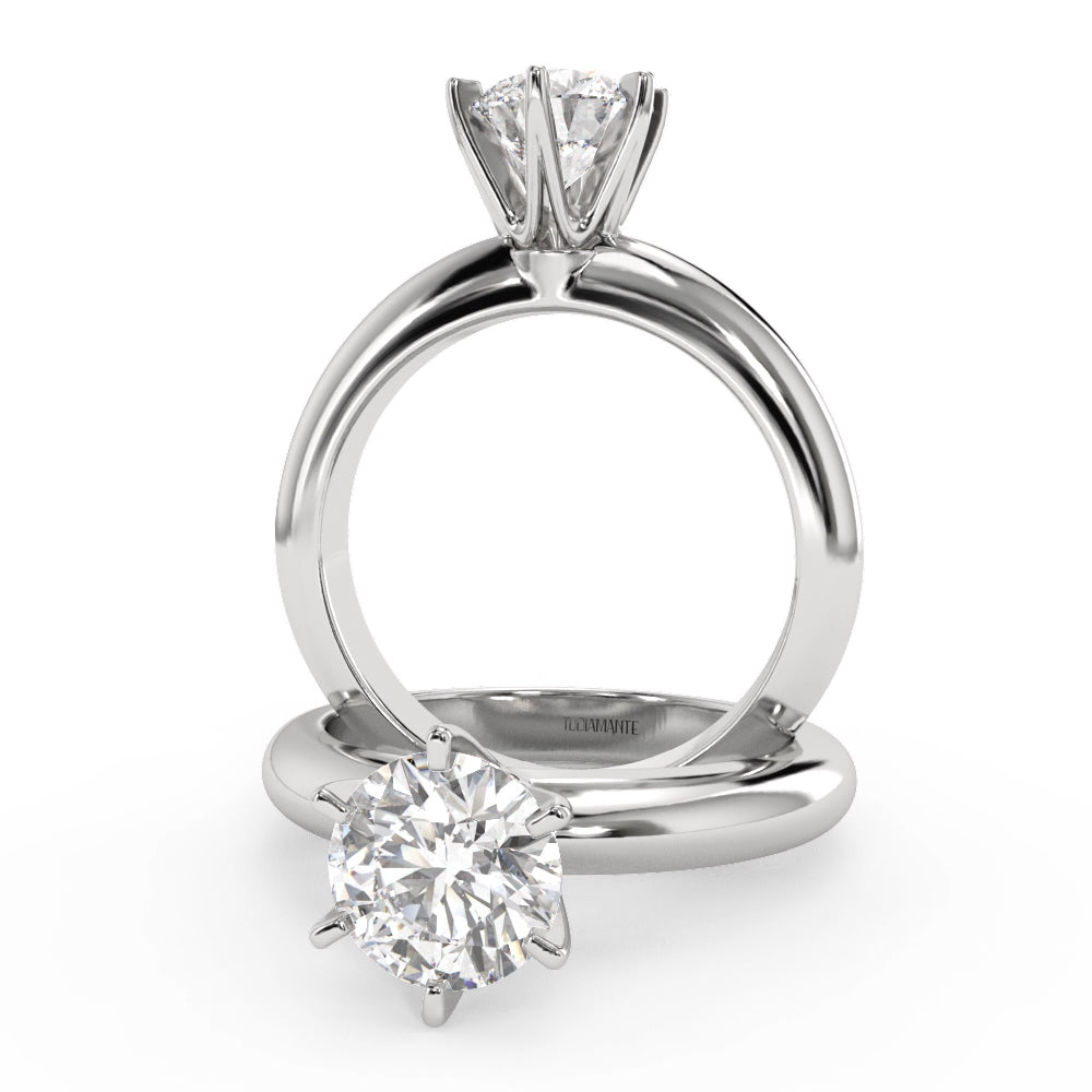 Montura Para Anillo de Compromiso Solitario