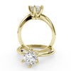Montura Para Anillo de Compromiso Solitario "Tiffany Slim" Oro Amarillo de 14K