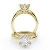 Montura Para Anillo de Compromiso Solitario "Tiffany Slim" Oro Amarillo de 14K