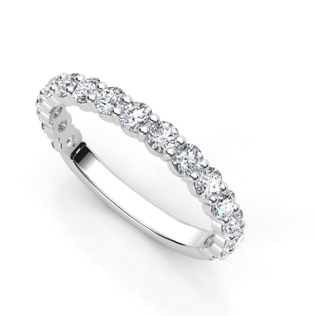 Churumbela Mujer "Starlight" en Oro Blanco de 14K – Diamante