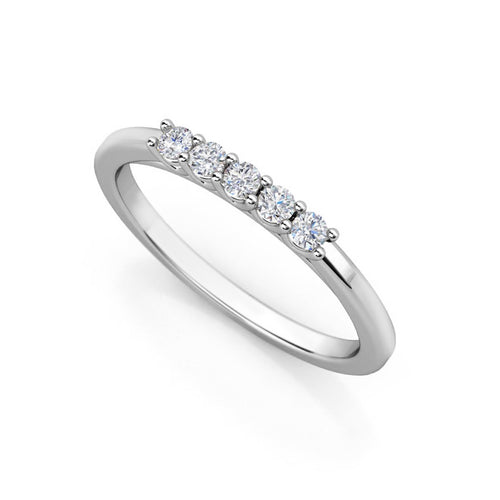 Churumbela de Mujer &quot;Atenea&quot; en Oro Blanco de 18k