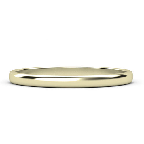 Argolla de Mujer &quot;Iris&quot; en Oro Amarillo de 14K