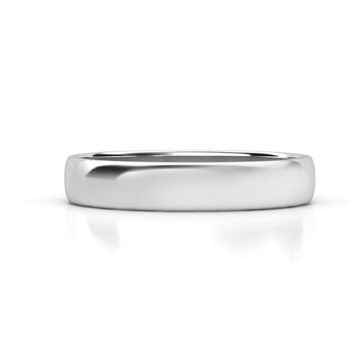 Argolla de Hombre &quot;Atlas&quot; en Oro Blanco de 14K