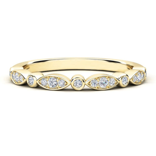 Argolla de Mujer &quot;Hera&quot; en Oro Amarillo de 14K