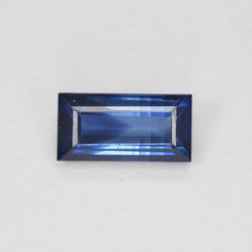 Zafiro azul corte Baguette 6 x 2mm